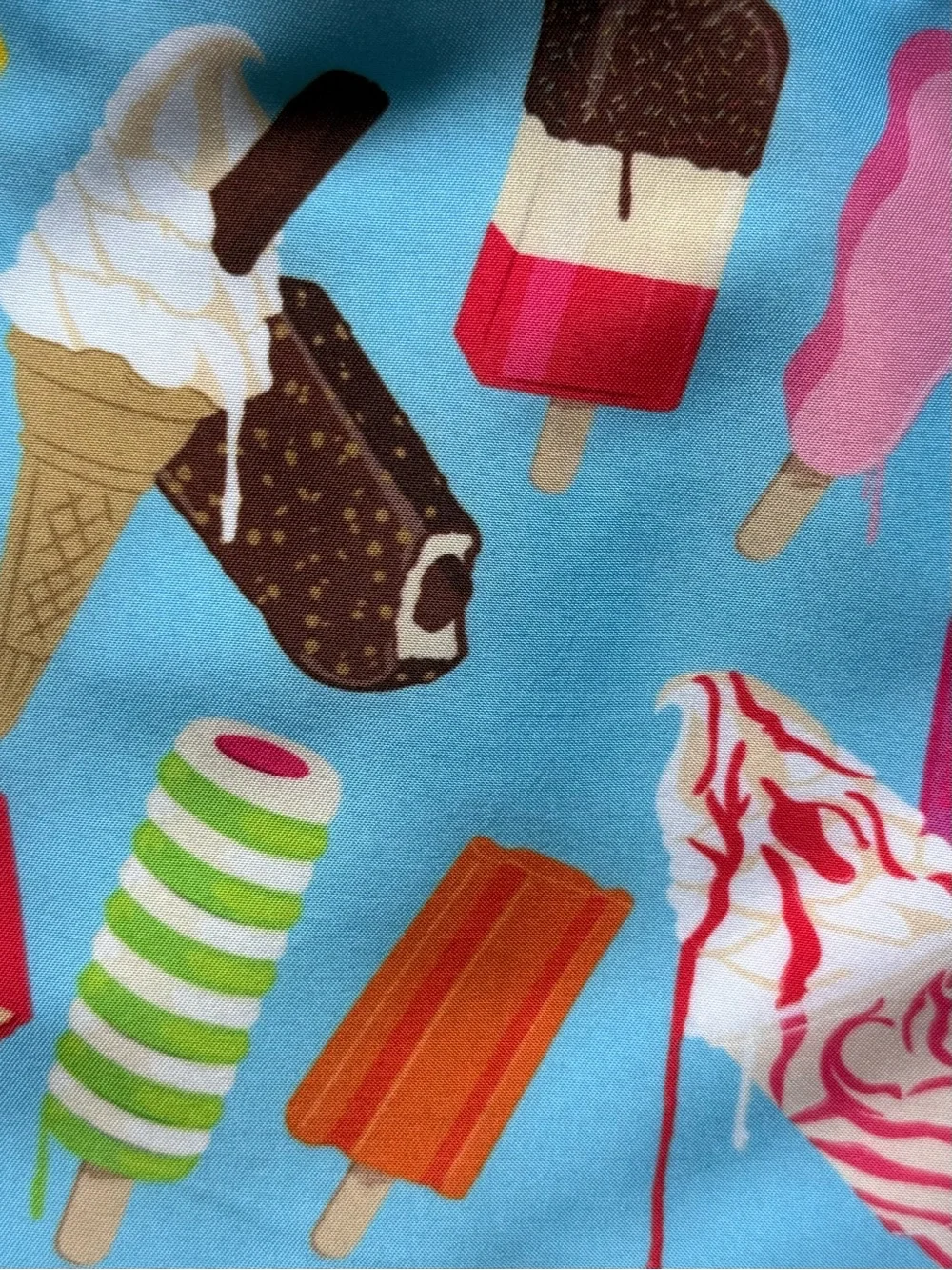 Boardies Boys Ice Cream Print Swim Trunks - Size 5-6